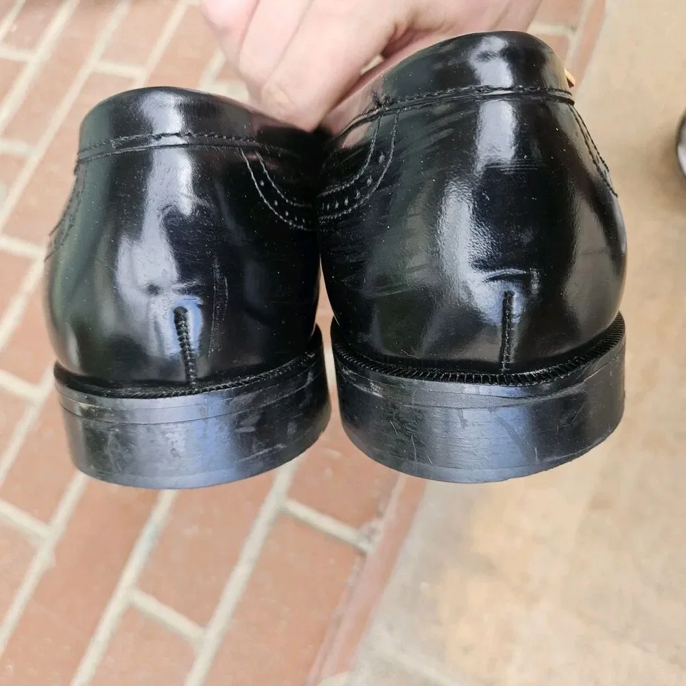 Bostonian First Flex Leather Tassel  Wingtip Dress Shoes Kiltie Size 13